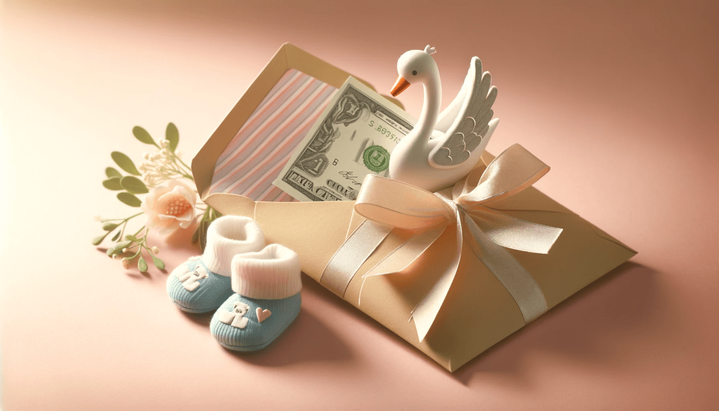 出産祝い現金書留のメッセージ例文：愛と希望を込めて