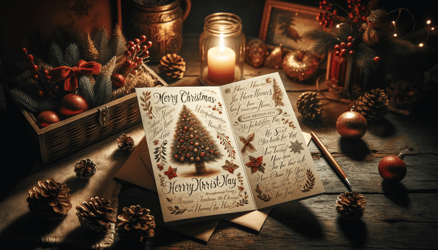 クリスマスカードに添える心温まるメッセージ例文集