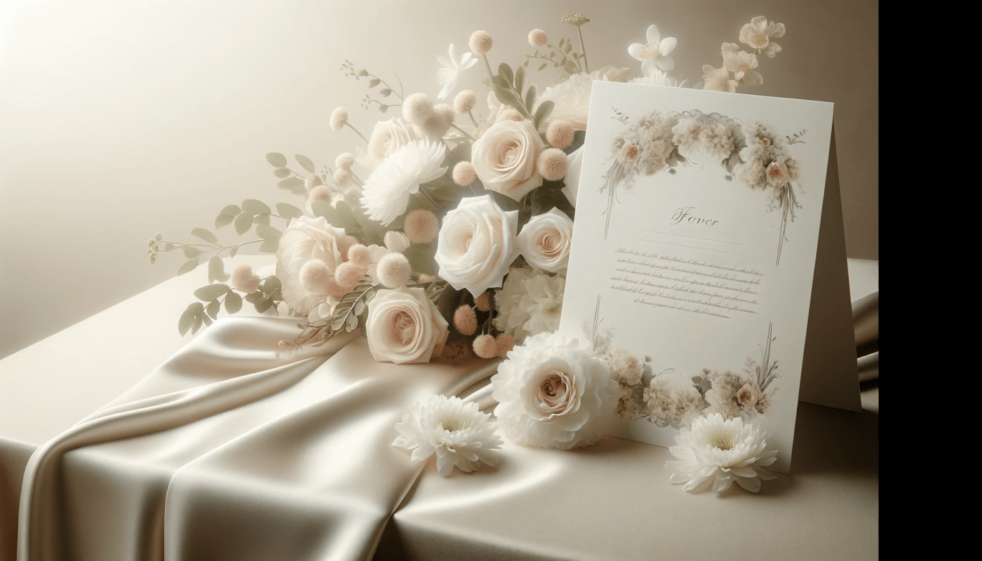 お悔やみの花とメッセージカード:例文で学ぶ哀悼の表現