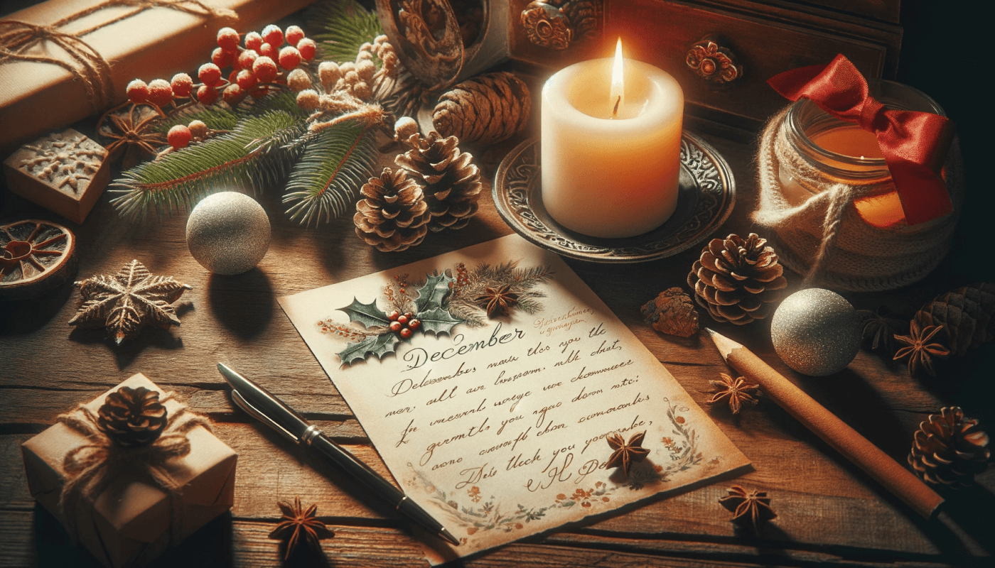 12月に送る心温まるおたより：季節の挨拶と例文集
