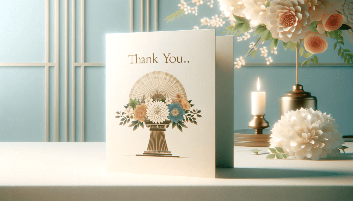 供花のお礼を込めて：お礼状の書き方と例文