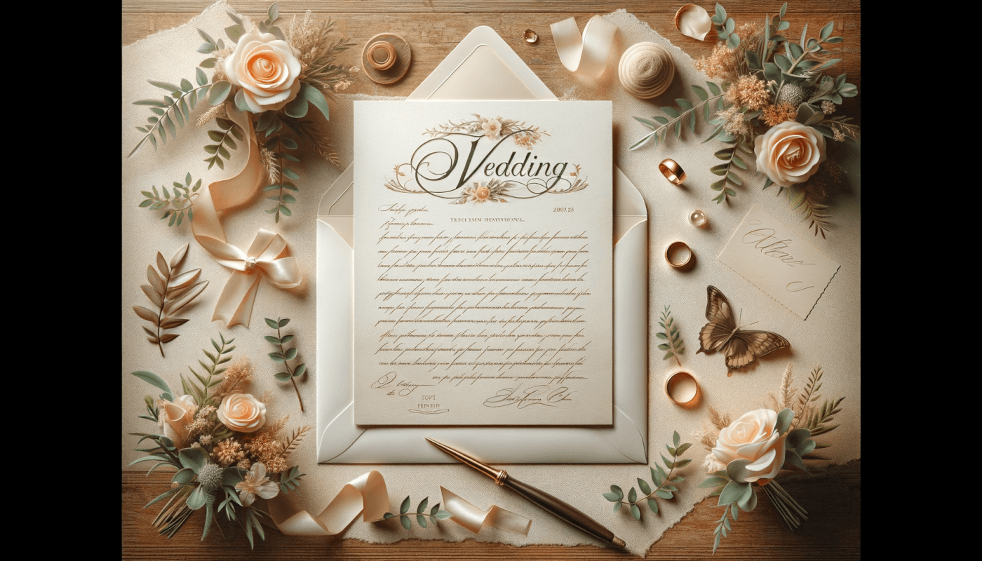 結婚の挨拶に最適！心を込めた手紙の書き方と例文