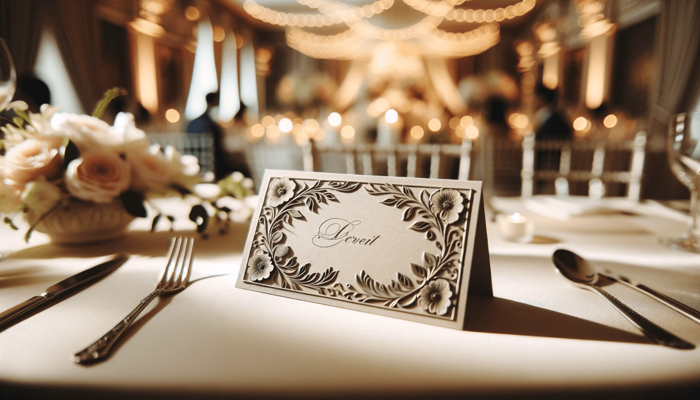 結婚式の席札に添える親戚への心温まるメッセージ例文集
